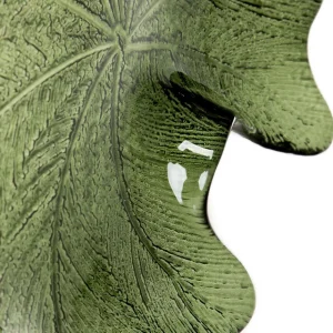 Taca Dekoracyjna Asali Szklana Zielona 18,5X2,5 Cm