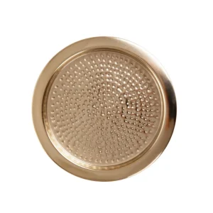 Taca Dekoracyjna Dritto Mlotkowana Zlota 32X32X4 Cm