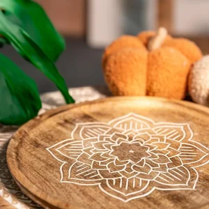 Taca Dekoracyjna Floar Z Drewna Mango 30 Cm