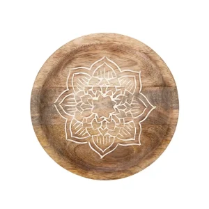 Taca Dekoracyjna Floar Z Drewna Mango 20 Cm