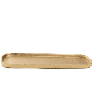 Taca Dekoracyjna Girona Podluzna Zlota 25X8X1
