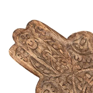 Taca Dekoracyjna Hamsa Z Drewna Mango 15X10X2 Cm