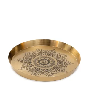 Taca Dekoracyjna Hamsa Ze Zdobieniem Zlota 31X31X3
