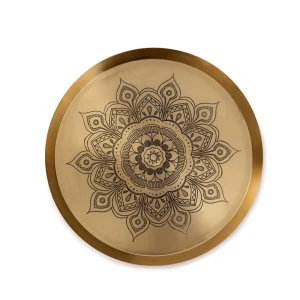 Taca Dekoracyjna Hamsa Ze Zdobieniem Zlota 31X31X3