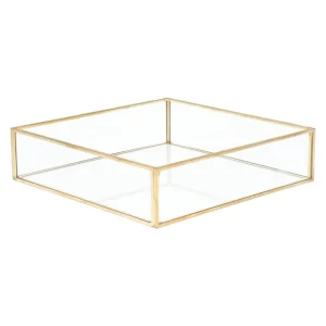 Taca Grazia Ozdobna Zlota 18X18X4 Cm