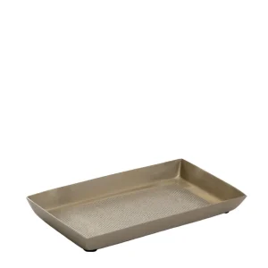 Tacka Nausa Zlota Z Ozdobnymi Wytloczeniami 23X12X3 Cm