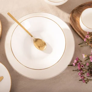 Talerz Auro Gleboki Ze Zlota Obwodka 21 Cm