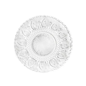 Talerz Moselle Wzorzysty Transparentny 17 Cm