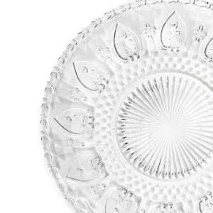 Talerz Moselle Wzorzysty Transparentny 17 Cm