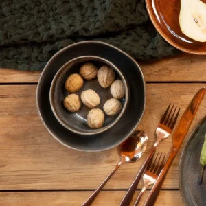 Talerz Mystic Gleboki Szary 19 Cm