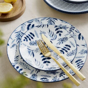 Talerz Navia Deserowy W Listki 19 Cm