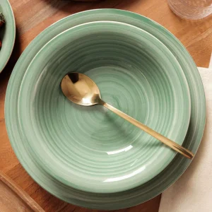 Talerz Oblan Gleboki Pistacjowy 21Cm