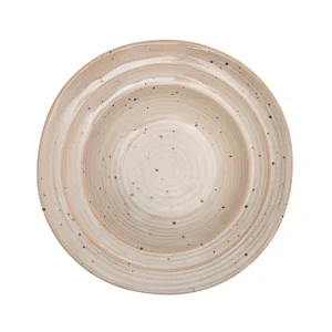 Talerz Palmera Gleboki Bezowy 19 Cm