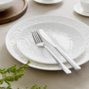 Talerz Sylia Deserowy Z Ornamentem 21 Cm