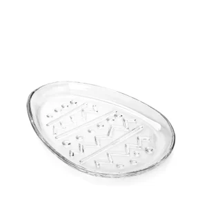 Talerz Tigre Szklany Jajko 15X20 Cm