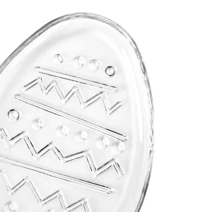 Talerz Tigre Szklany Jajko 15X20 Cm