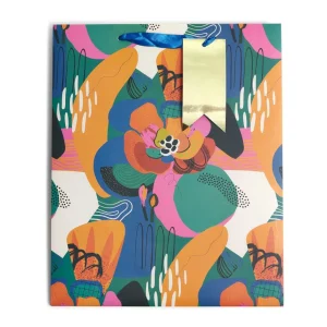 Torebka Prezentowa Cymka Wielokolorowa 19X23X10 Cm