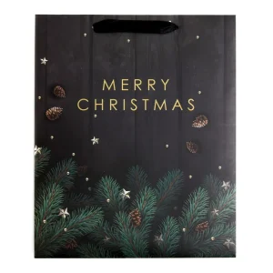 Torebka Prezentowa Cymka Szyszki 19X23X10 Cm