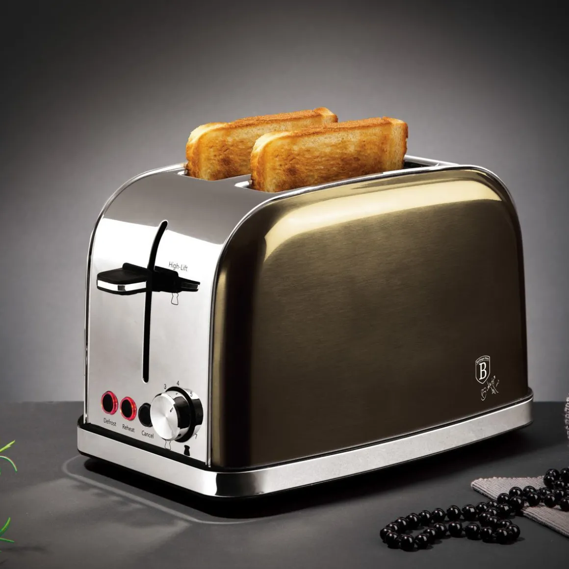 toster_metallic_black_kan_0.webp Toster Metallic Black 2-Kanapkowy 750-850 W