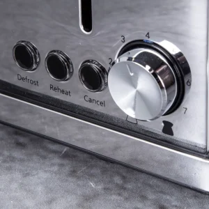 Toster Metallic Black 2-Kanapkowy 750-850 W