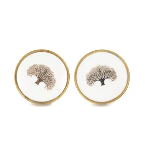 Uchwyty Do Mebli Gaya Metalowe Z Marmurem 4X4Cm