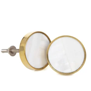 Uchwyty Do Mebli Geme Metalowe Z Marmurem 4X4Cm