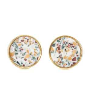 Uchwyty Do Mebli Guna Metalowe Z Marmurem 4X4Cm