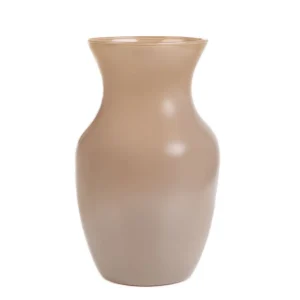 Wazon Ambros Szklany Bezowy 13X12X20 Cm