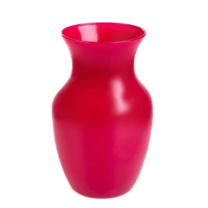 Wazon Ambros Szklany Fuksjowy 13X12X20 Cm