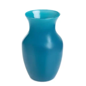 Wazon Ambros Szklany Turkusowy 13X12X20 Cm