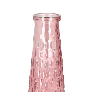 Wazon Archie Szklany Rozowy 6,5X22 Cm