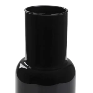 Wazon Belly Szklany Czarny 9X21 Cm