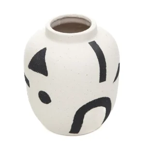 Wazon Etnic W Geometryczne Wzory 14X14X16 Cm