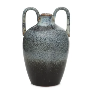 Wazon Lave Ceramiczny Z Uszami Granatowy 12X12X20 Cm