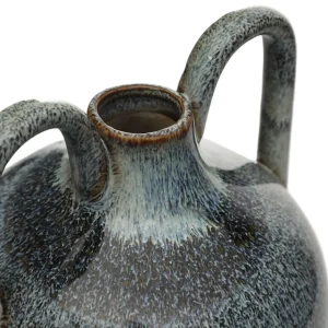 Wazon Lave Ceramiczny Z Uszami Granatowy 12X12X20 Cm