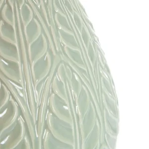 Wazon Natto Ceramiczny Z Tloczeniami Pistacjowy 15X15X24 Cm