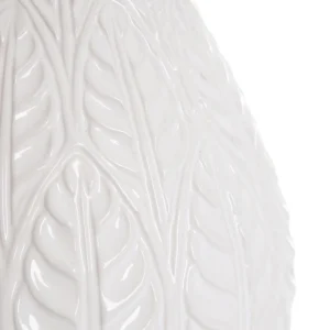 Wazon Natto Ceramiczny Z Tloczeniami Ecru 15X15X24 Cm