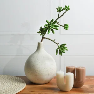 Wazon Novo Okragly W Kropki 15X15X21 Cm