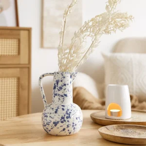 Wazon Serena Dzbanek W Niebieskie Plamki 15X13,5X20 Cm