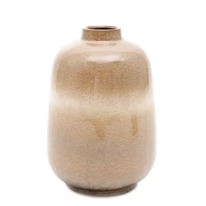 Wazon Soleto Ceramiczny Bezowy 15,5X15,5X22 Cm