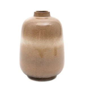 Wazon Soleto Ceramiczny Bezowy 15,5X22,4 Cm