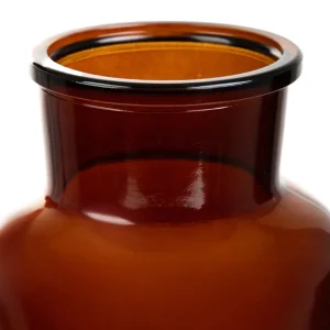 Wazon Tenno Szklany Brazowy 14,5X14,5X25,5 Cm