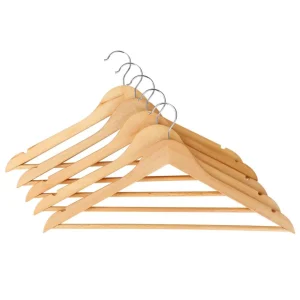 Wieszak Na Ubrania Moia 5 Szt. Drewniany 44.5X1.2X23Cm