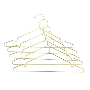 Wieszak Na Ubrania Occhio 5 Szt. Zloty 42X0.3X20Cm