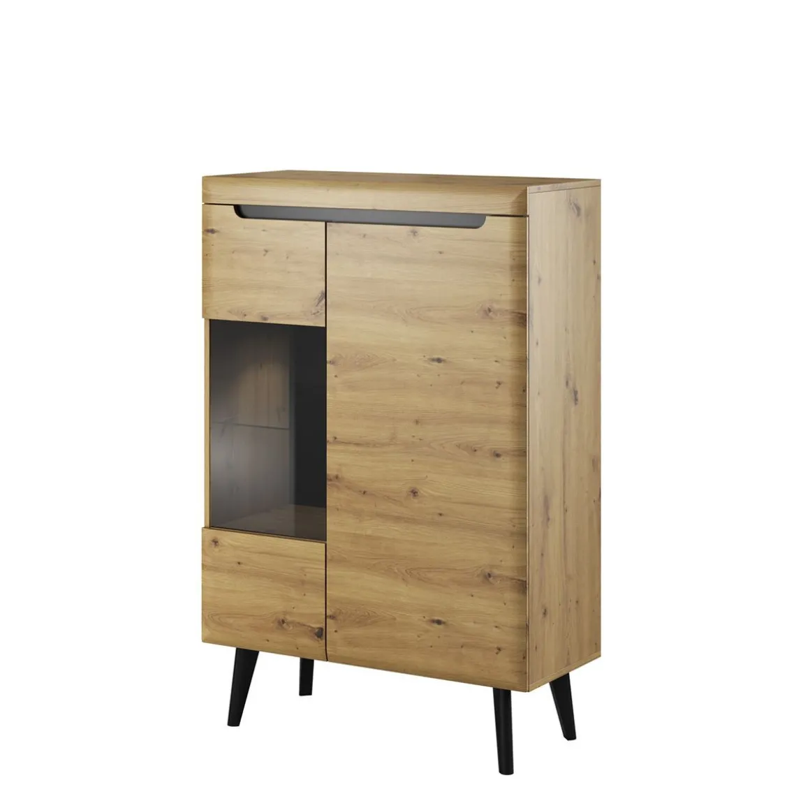 witryna_nordi_dab_artisan_1.webp Witryna Nordi! Dab Artisan 90X134X40 Cm