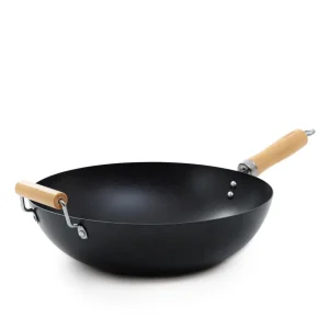 Wok Sydney Z Drewniana Raczka 32 Cm
