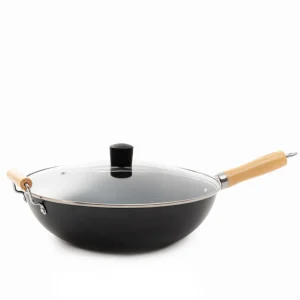 Wok Sydney Z Drewniana Raczka 32 Cm