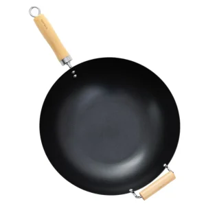 Wok Sydney Z Drewniana Raczka 32 Cm