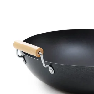 Wok Sydney Z Drewniana Raczka 32 Cm