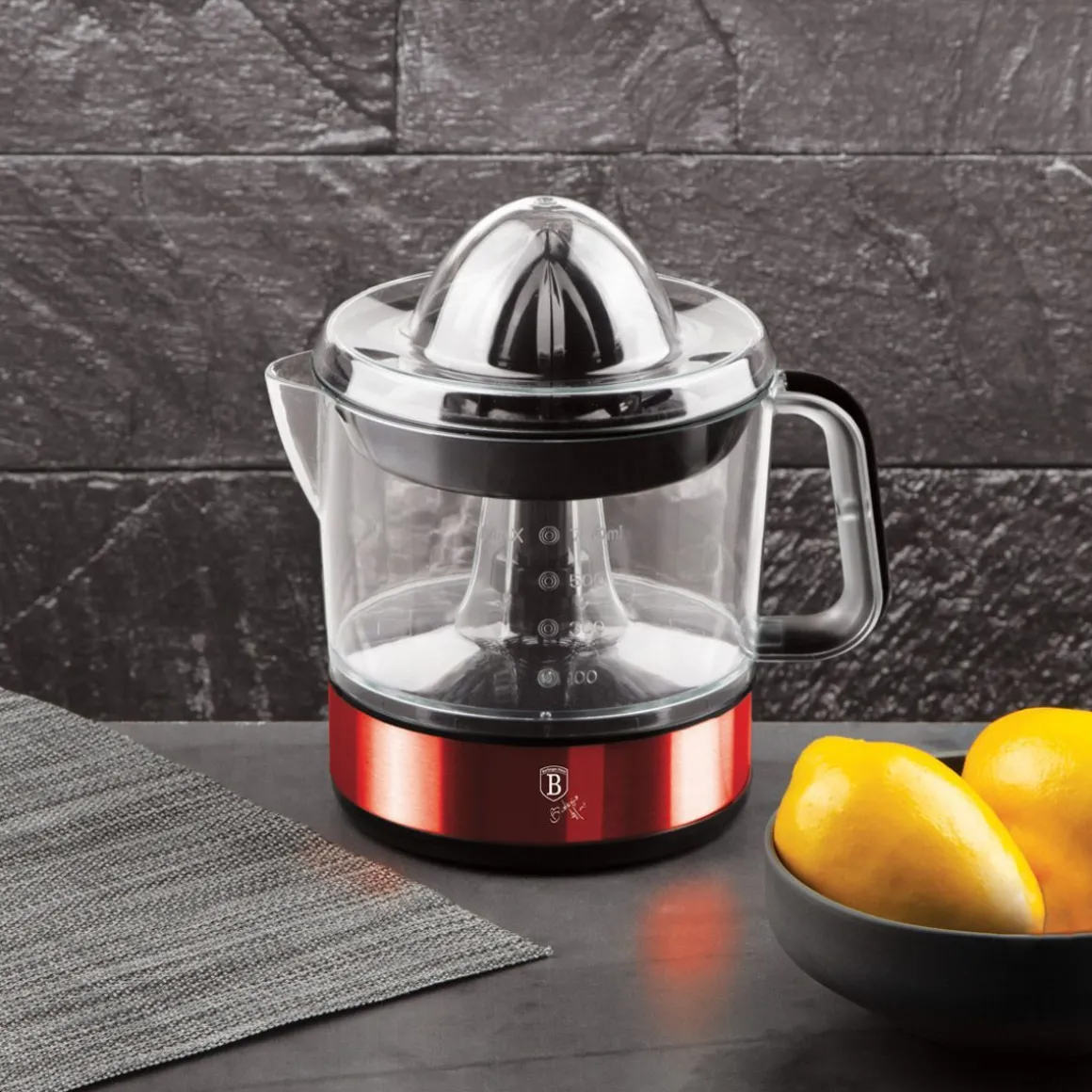 wyciskarka_do_cytrusw_bur_0.webp Wyciskarka Do Cytrusów Burgundy Elektryczna 40 W 700 Ml